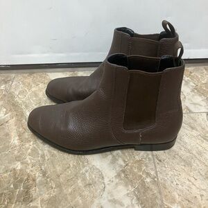 Coach Graham Chelsea Mahogany Brown Pull-On Boots Sz 8 D
